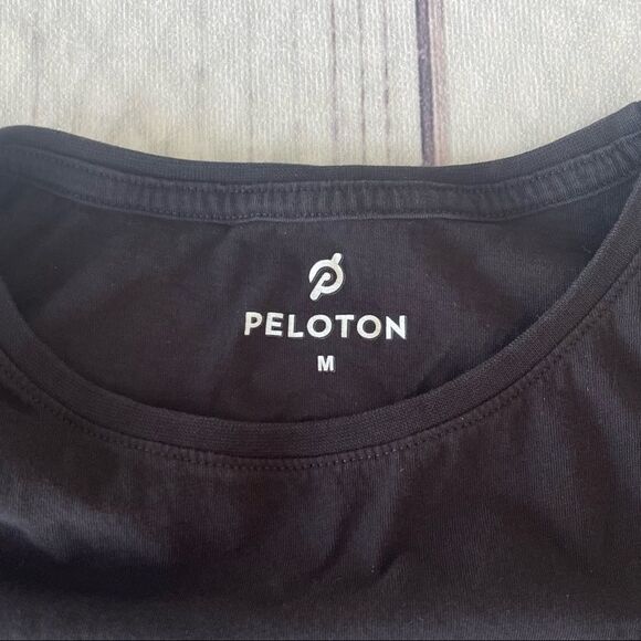 Peloton Black Logo Century Shirt Womens Size Medium - Picture 3 of 10